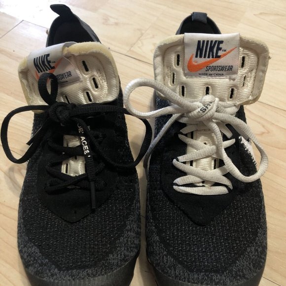 Nike Air VaporMax x OFF-WHITE The Ten 2017 Black White OW running Shoes Size 9